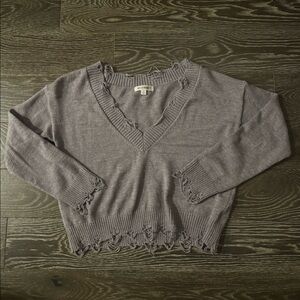 Wild Honey grey soft sweater size S